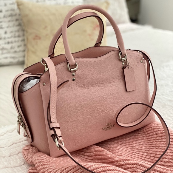 Coach Handbags - 🆕 COACH | PINK LEATHER DREW SATCHEL